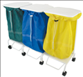 Foot operated Linen Trolley